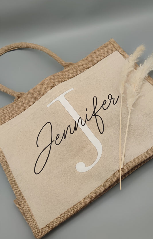 JUTETASCHE I PERSONLISIERT