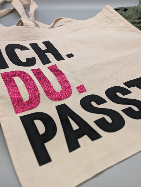 JUTETASCHE I ICH DU PASST I VON JENMADE