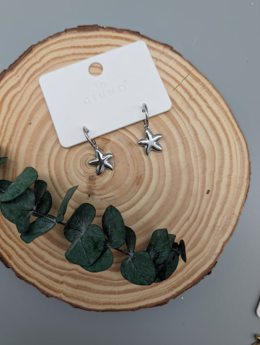 OCEAN OHRRINGE I GOLD UND SILBER