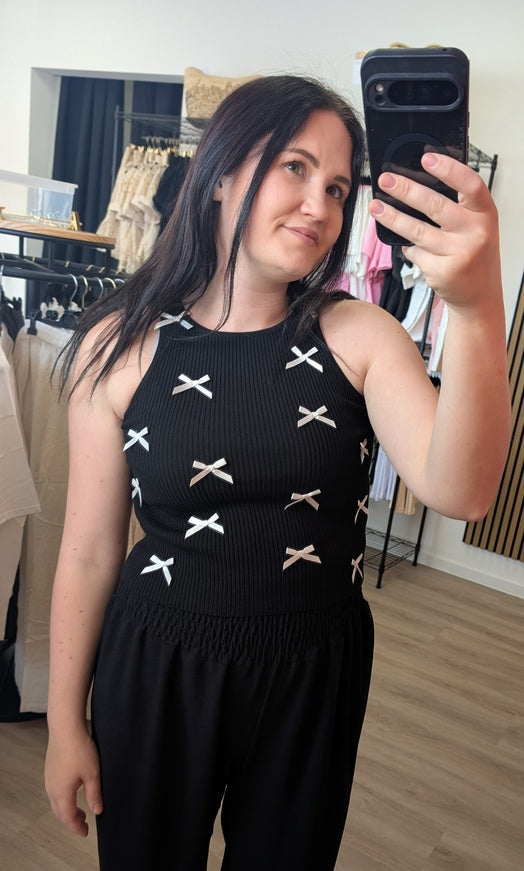 SCHLEIFEN CROP TOP I S/M & M/L