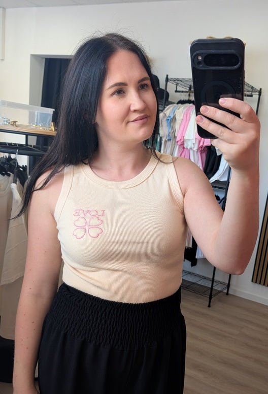 LUCKY LOVE TOP I EINHEITSGRÖßE