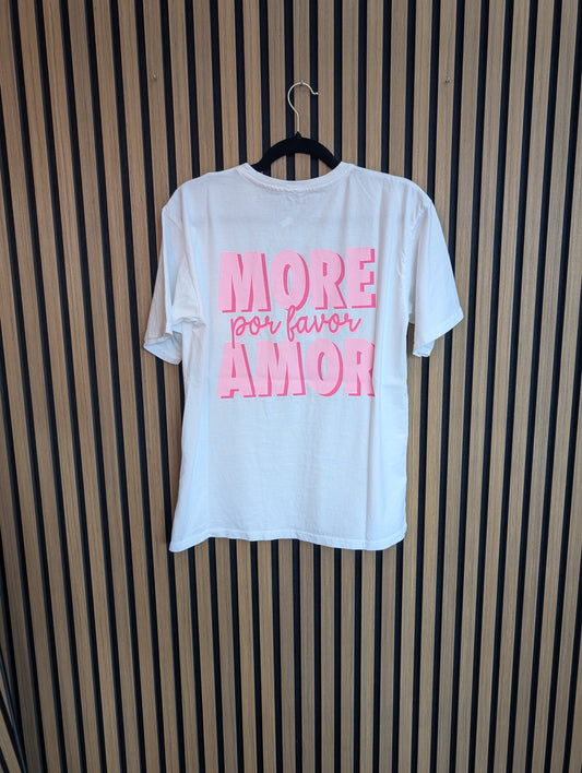 T-SHIRT MORE POR FAVOR AMOR I EINHEITSGRÖßE
