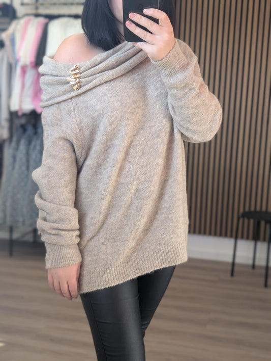 PULLOVER "DRAPE´ ELEGANCE"