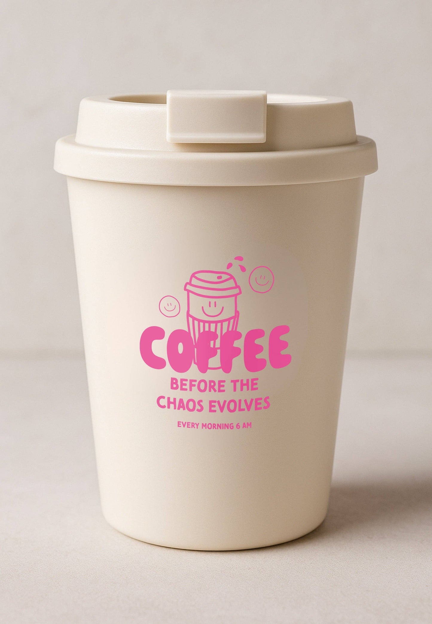 COFFEE TO GO CUP I COFFEE BEFORE CHAOS