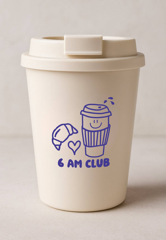 COFFEE TO GO CUP I 6 AM CLUB