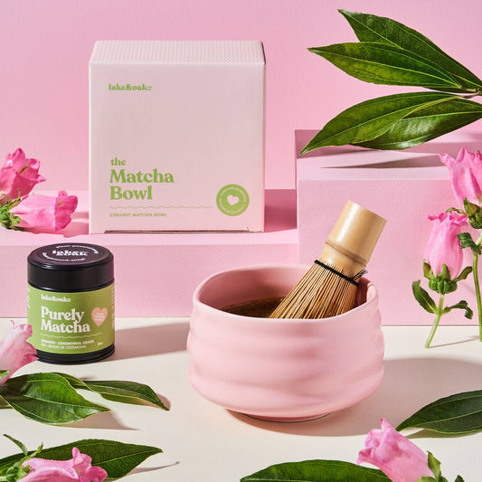 MATCHA SCHALE I ROSA
