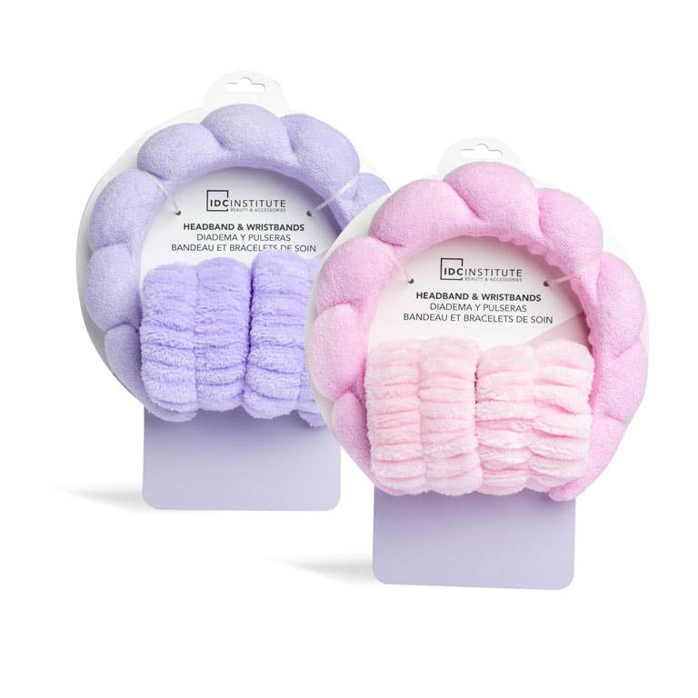 SKINCARE STIRNBAND UND ARMBAND
