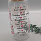 TRINKGLAS I GLASBECHER I MIT DECKEL UND STROHHALM I AMOR´S CUP