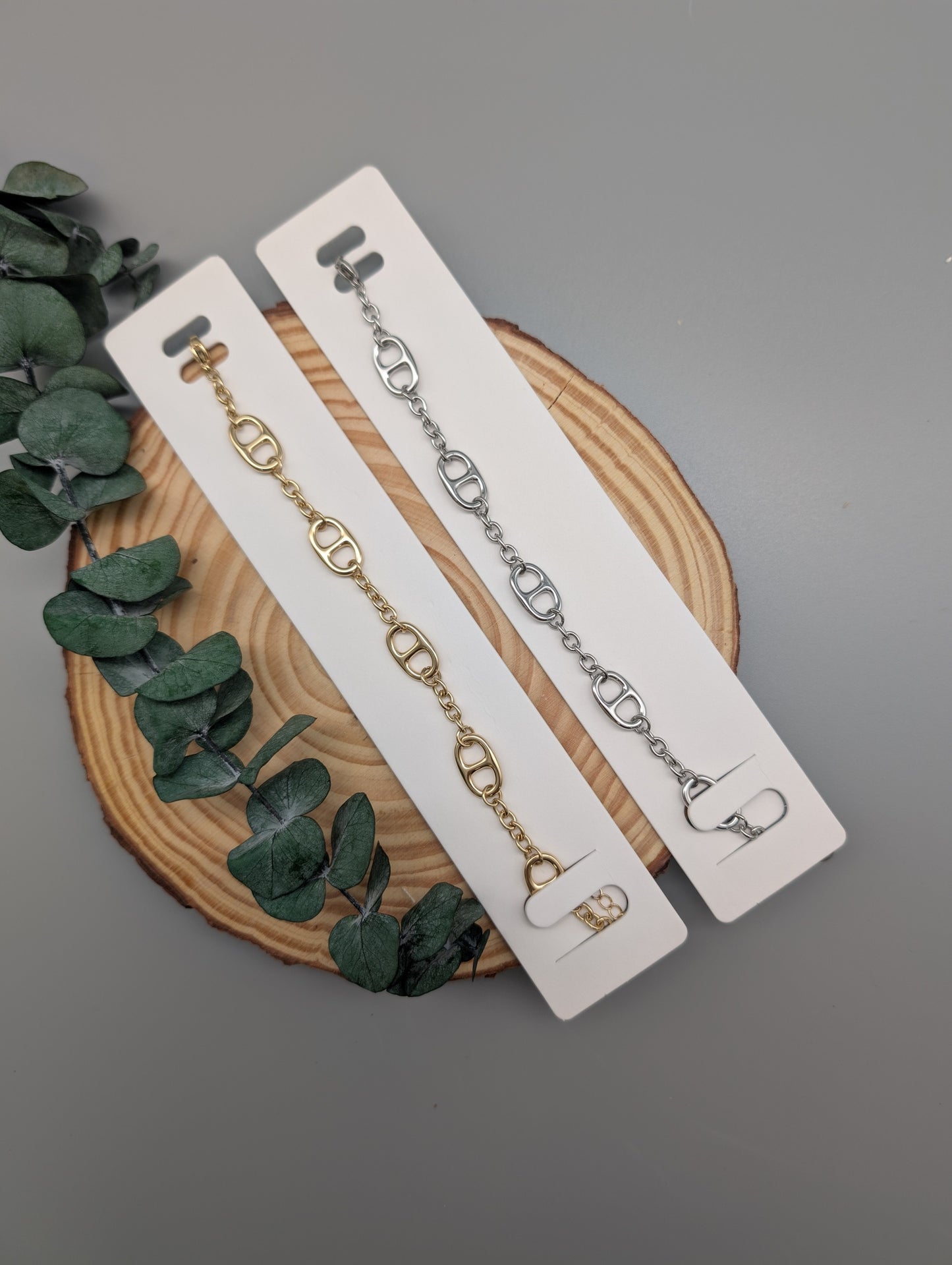 MARINA ARMBAND I GOLD UND SILBER