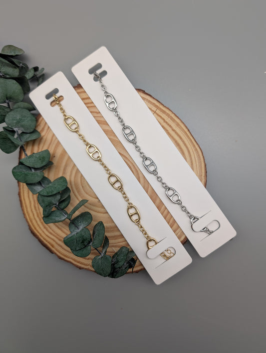 MARINA ARMBAND I GOLD UND SILBER