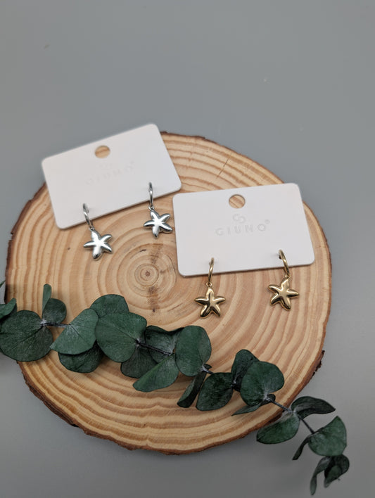 OCEAN OHRRINGE I GOLD UND SILBER