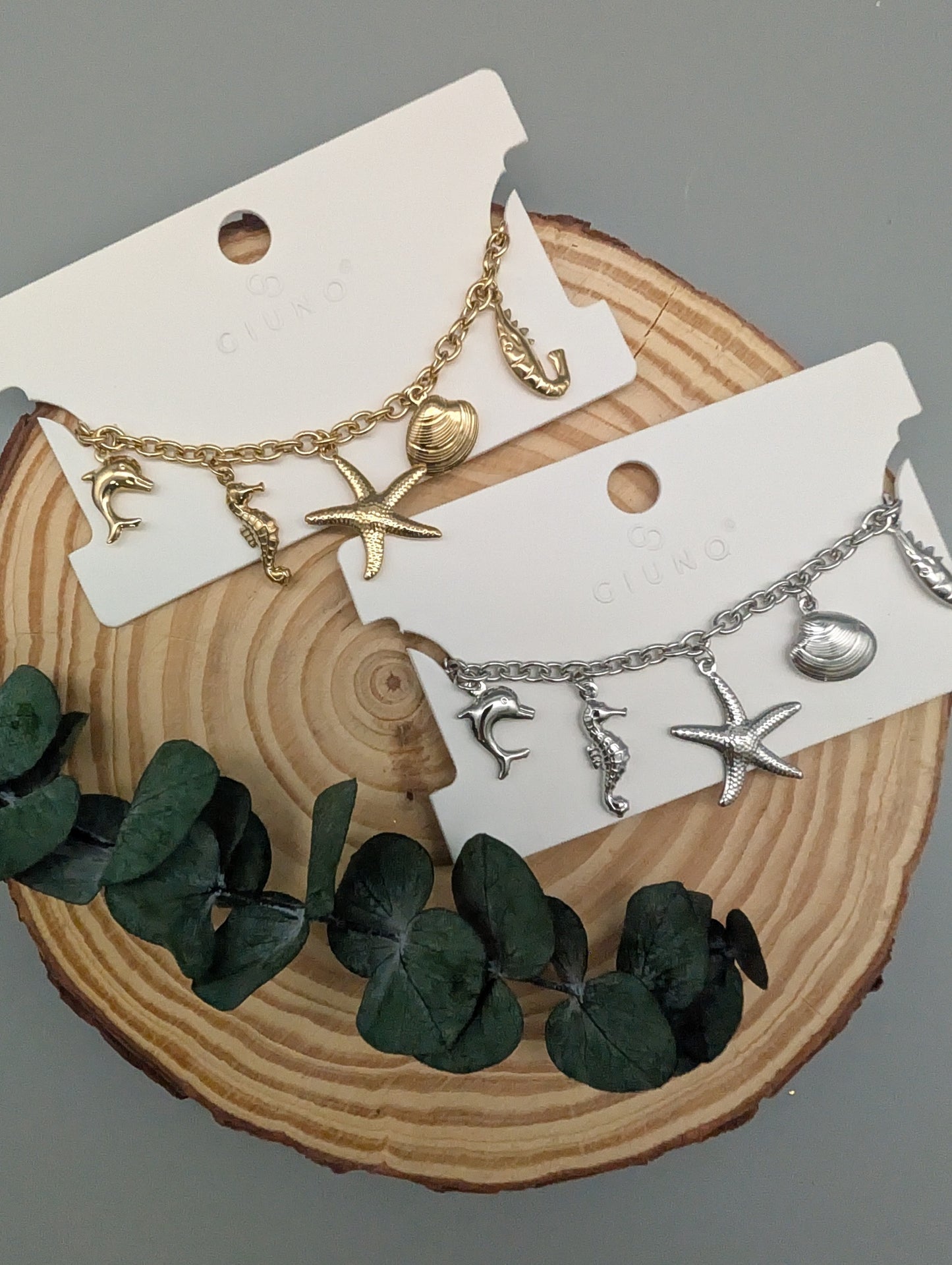 OCEAN ARMBAND I GOLD UND SILBER