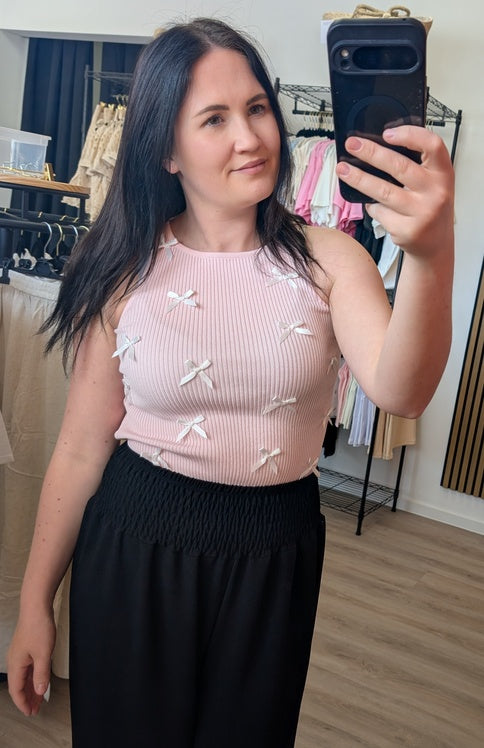 SCHLEIFEN CROP TOP I S/M & M/L