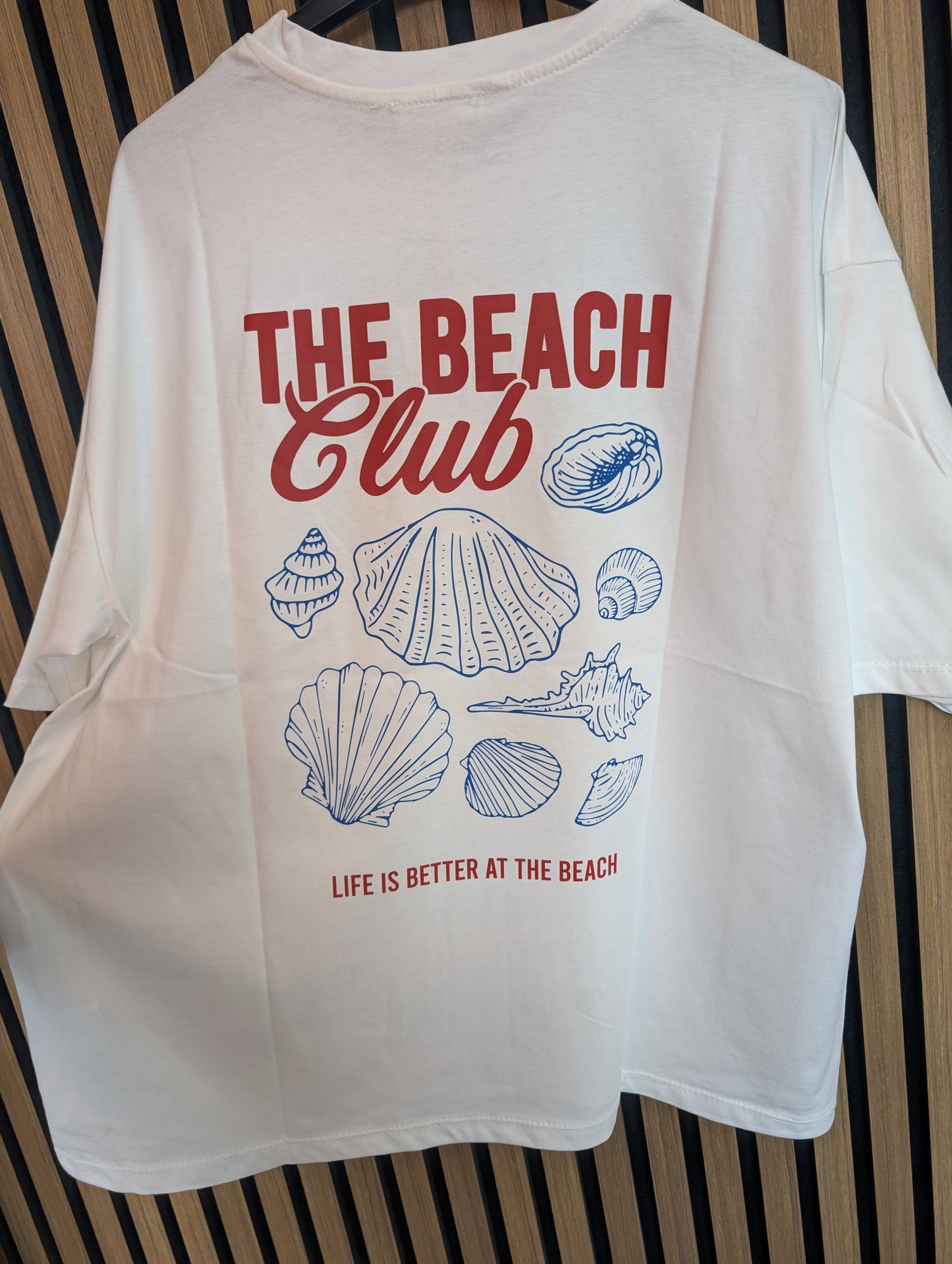 T-SHIRT THE BEACH CLUB I EINHEITSGRÖßE