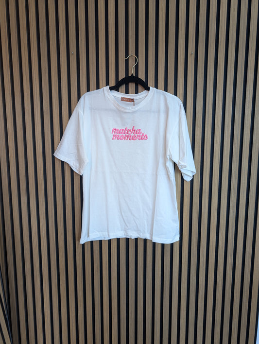 T-SHIRT MATCHA MOMENTS I EINHEITSGRÖßE