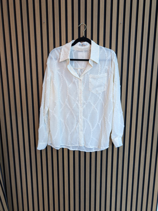 GLITZER BLUSE I EINHEITSGRÖßE