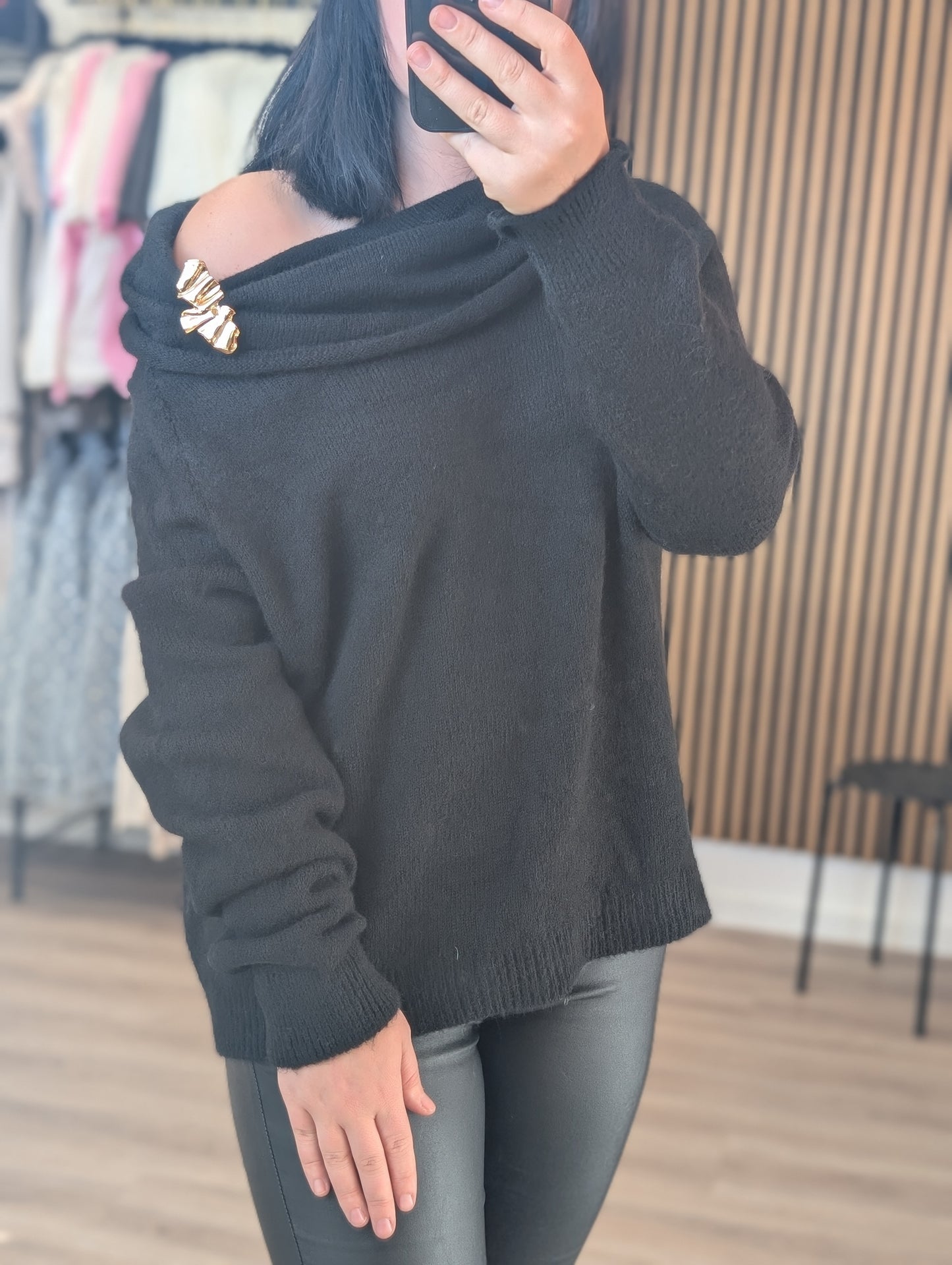 PULLOVER "DRAPE´ ELEGANCE"