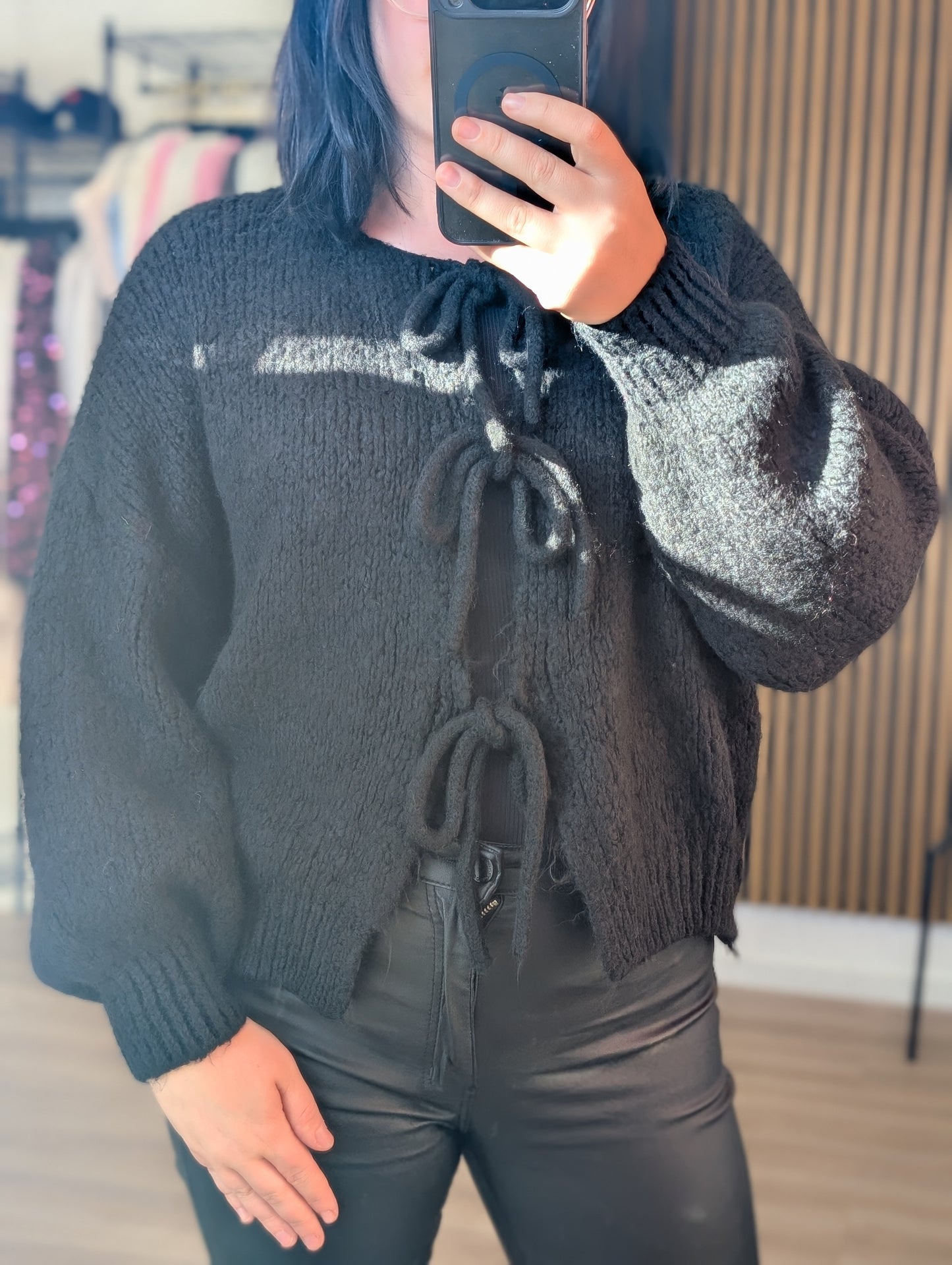CARDIGAN "BOW-TIE"