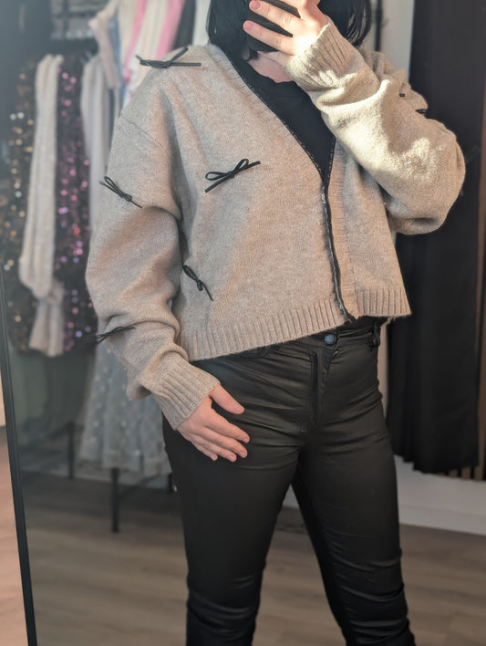 CARDIGAN "LITTLE BOW"