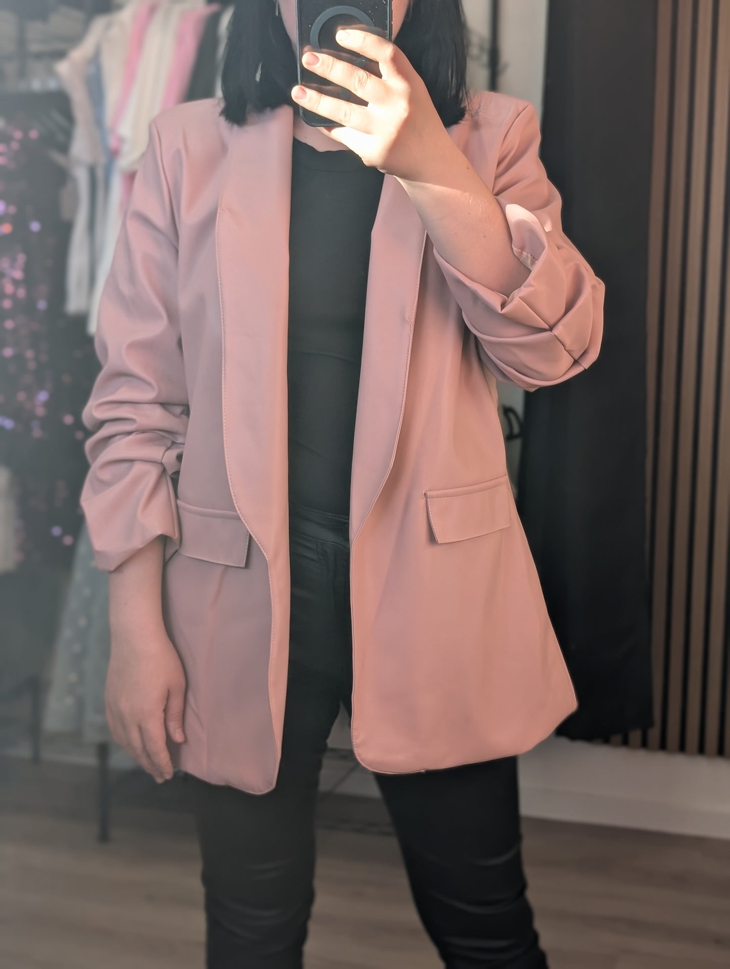 LEDER BLAZER