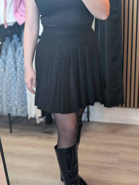 ROCK "PLISSEE-STRICK"