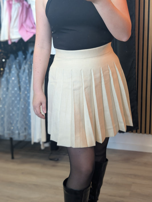 ROCK "PLISSEE-STRICK"