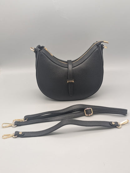 TASCHE "HALF MOON" ECHTLEDER
