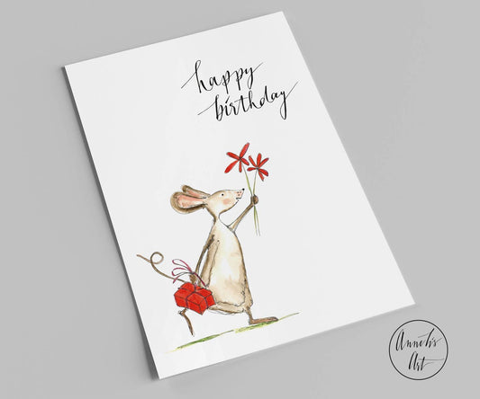 POSTKARTE I GEBURTSTAG I VON ANNELIS ART