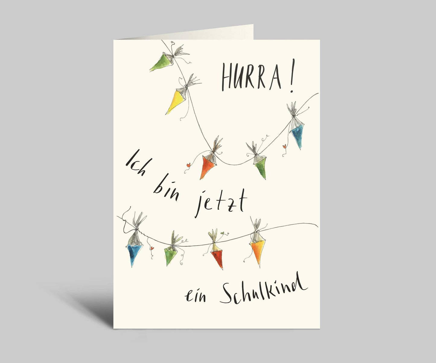 EINSCHULUNGSKARTE I HURRA! ICH BIN JETZT EIN SCHLUKIND