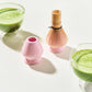 MATCHA BESENSTÄNDER I ROSA
