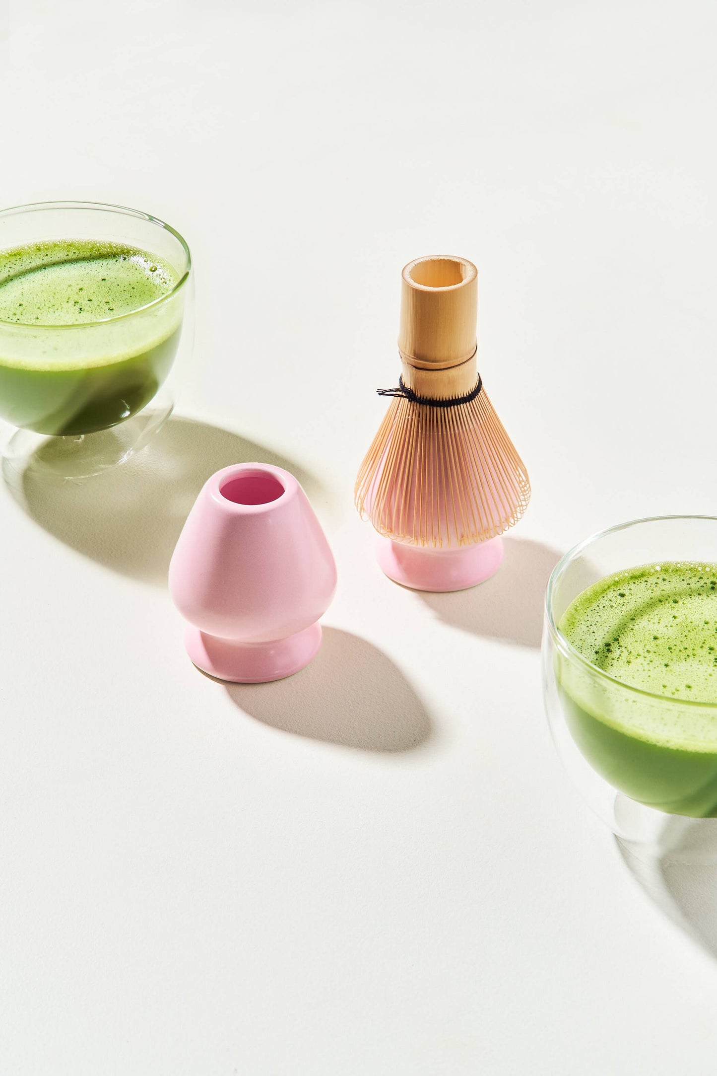MATCHA BESENSTÄNDER I ROSA