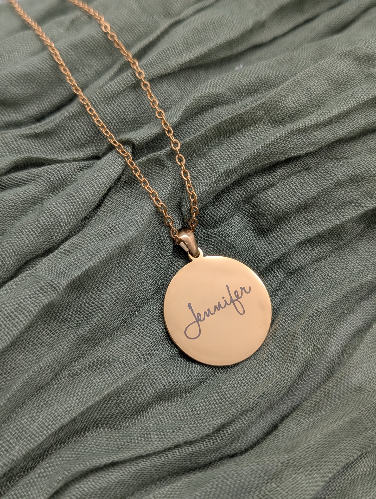 HALSKETTE I RUND I PERSONALISIERT